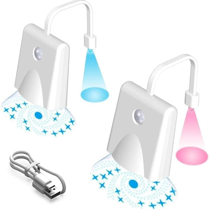 Motion Activated Toilet Night Light - 7-Color Changing LED Bowl Light - Smart Bathroom Decoration and Night Lamp