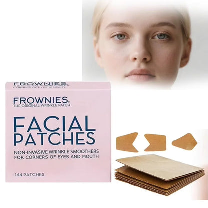 Frownies Anti-Wrinkle Patches - C-Shaped Forehead Face Lift and Skin Smoothing Tape
