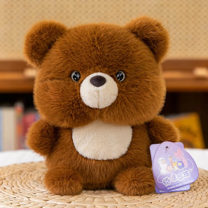 16cm Cute Plush Companion Doll — Capybara & Elephant Stuffed Animal Pillow, Soft Plush Bear Toy for Sleeping Gift