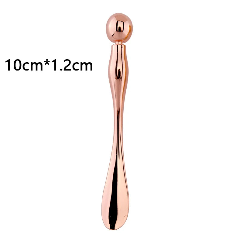 Metal Face Massage Stick — Anti-Wrinkle Eye Cream Applicator & Mask Mixing Spatula for Facial Care