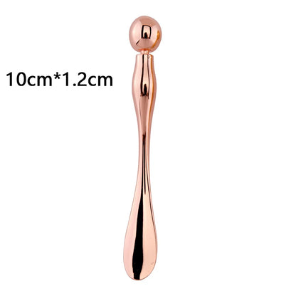 Metal Face Massage Stick — Anti-Wrinkle Eye Cream Applicator & Mask Mixing Spatula for Facial Care