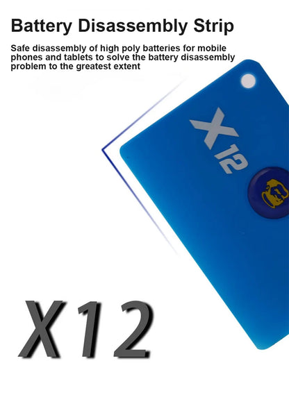 MECHANIC X12 Back Cover Disassembly Card – High-Energy Battery Removal Tool for Mobile Phone & Tablet Repair
