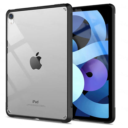 Transparent Silicone Case for iPad Pro 11, 10.2 9/8/7 Gen, 9.7 5/6 Gen, Air 4/5 10.9, Mini 4/5/6