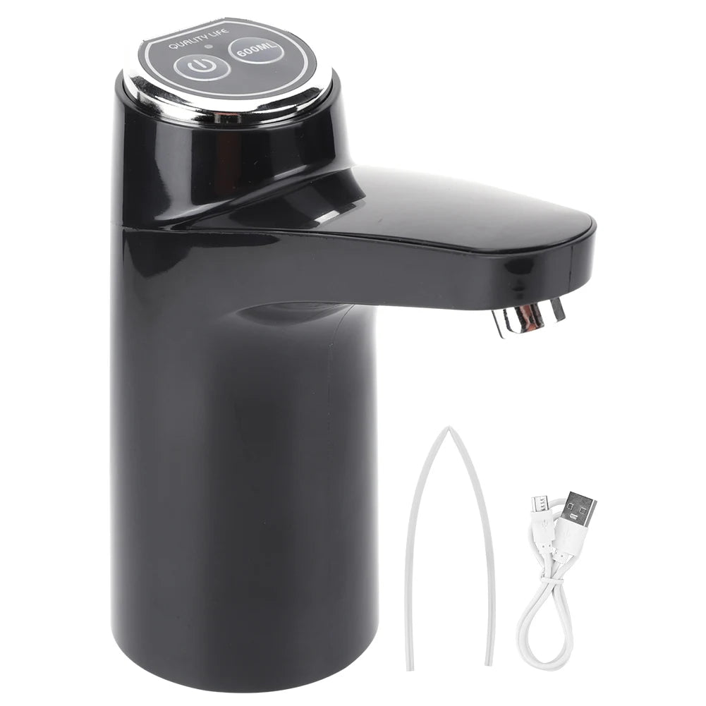 11L Camping Water Container - Portable Water Tank with Faucet & USB Rechargeable Electric Pump