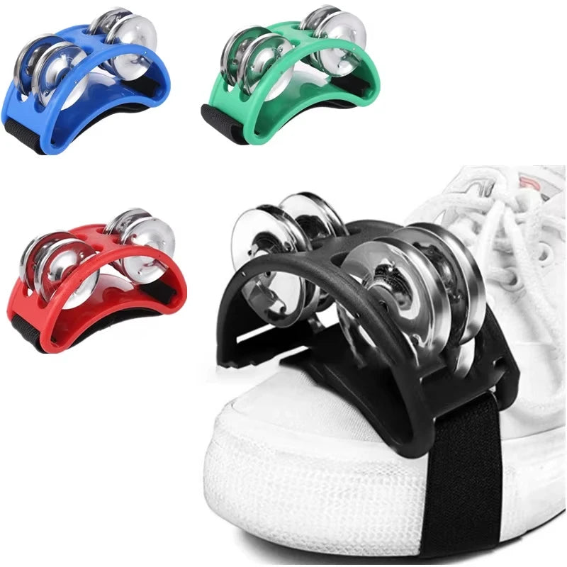 Elliptical Hand & Foot Jingle Drum – Children’s Musical Tambourine Percussion Instrument for KTV, Party, and Educational Play