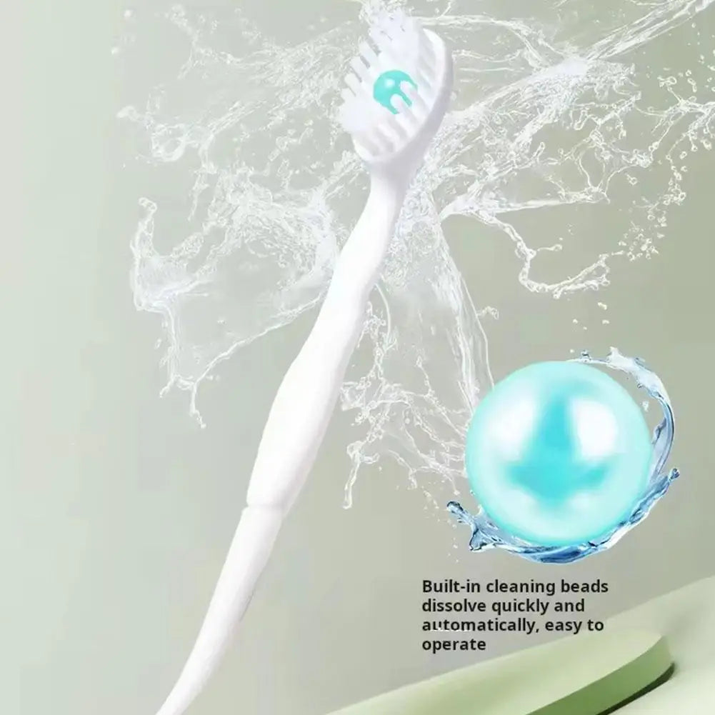 20pcs Mini Travel Toothbrush Set - Disposable Toothbrush With Toothpaste Beads Portable Adult Oral Cleaning Kit