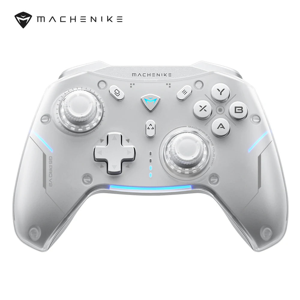 MACHENIKE G5Pro V2 Gaming Controller with Optical Triggers, ABXY Buttons, Hot-Swappable Joystick, 4K Resolution for Switch & PC
