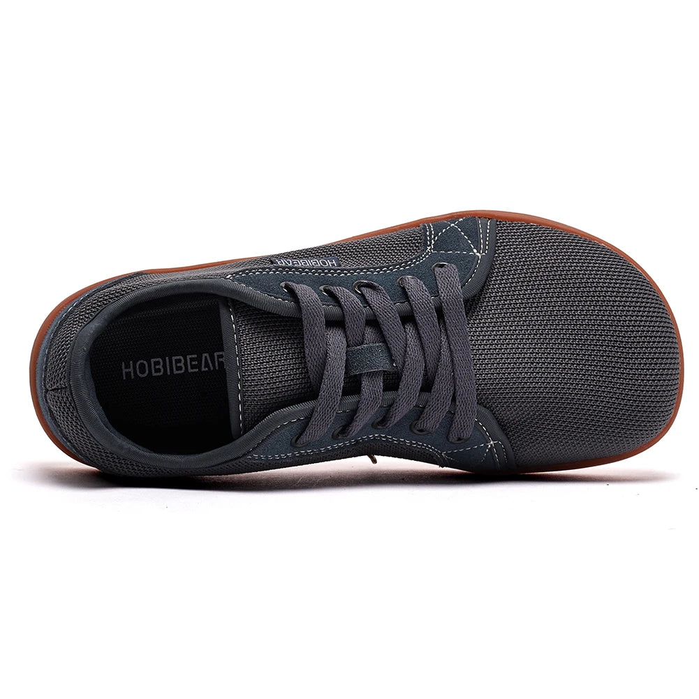 HOBIBEAR Men’s Wide Barefoot Shoes – Unisex Non-Slip Trail Running & Minimalist Walking Sneakers