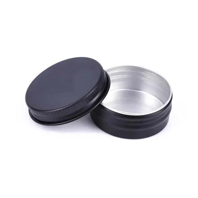 Mini Aluminum Tin Boxes – Round Metal Containers with Lids for Cosmetics, 5g-60g, Multiple Colors