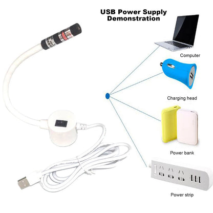 Sewing Vision Guide Light - USB Magnetic Laser Line & Cross Positioning Beam for Quilting and Sewing Machines