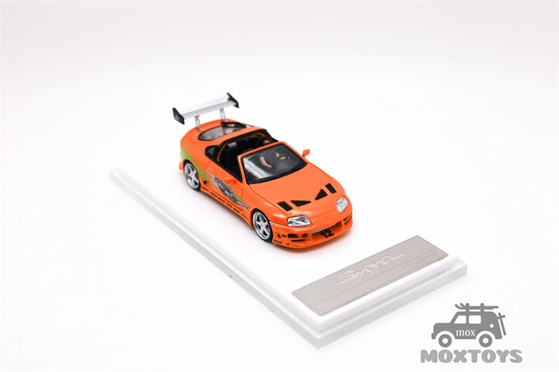 Preorder FS 1:64 Supra Targa A80 Bomex FNF Orange – Limited Edition Diecast Model Car