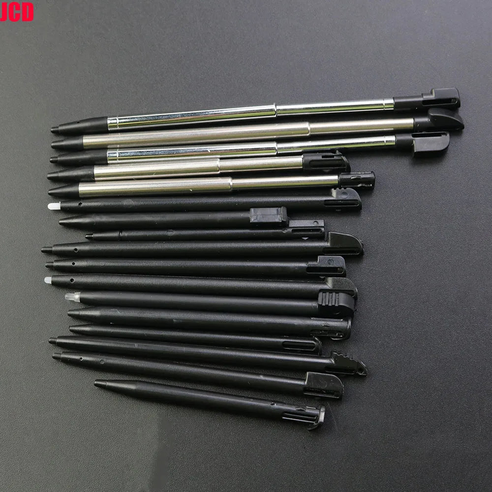 Black Plastic & Metal Telescopic Stylus Pen – Touch Screen Stylus for 2DS, 3DS, New 2DS LL/XL, New 3DS XL/LL, NDSL, NDSi, NDS & Wii