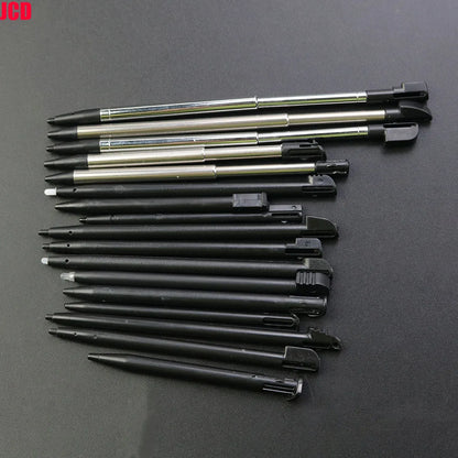 Black Plastic & Metal Telescopic Stylus Pen – Touch Screen Stylus for 2DS, 3DS, New 2DS LL/XL, New 3DS XL/LL, NDSL, NDSi, NDS & Wii
