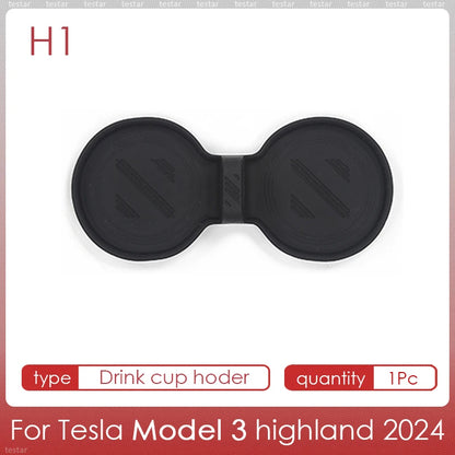 Tesla Model 3 Highland 2024 Center Console Storage Box – Armrest Organizer Accessory for Model 3 Stowing & Tidying