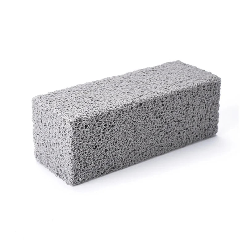 BBQ Grill Cleaning Pumice Brick Brush – Heavy Duty Barbecue Rack Scrubber for Outdoor Kitchen Grill Grease & Residue Removal