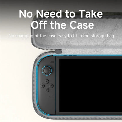 Hagibis Hard Shell Carrying Case for Switch 2 – Portable Travel Bag with 10 Game Cartridge Slots & Protective Cover