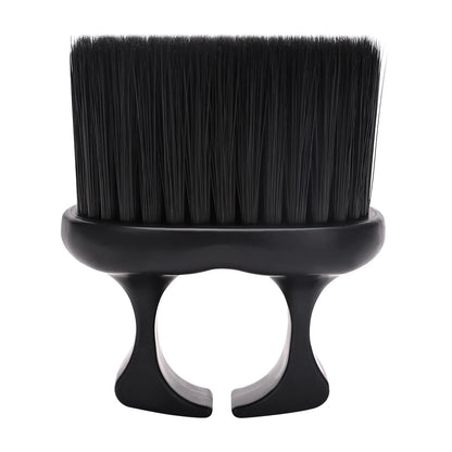 Ring Neck Hair Duster Brush - Soft Barber Hair Cutting Cleaning Brush for Removing Loose Hair & Salon Use