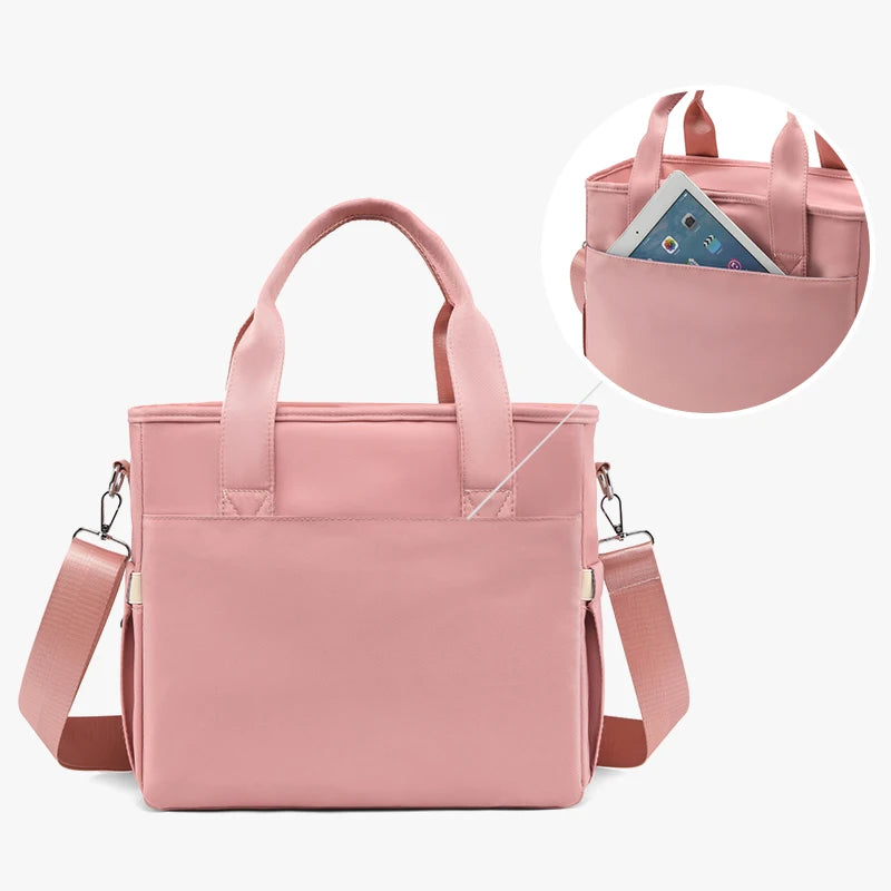 Extra Large Fashion Lunch Bag – Hot-Pressed Waterproof Leak-Proof Travel, Picnic & Mommy Storage Bag