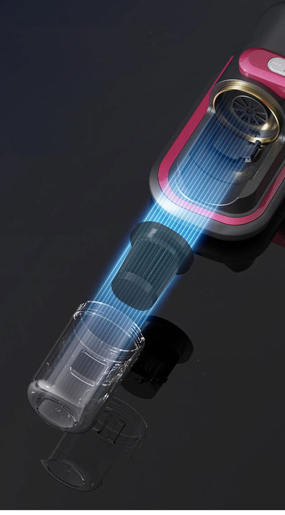 5 in 1 Cordless Handheld Vacuum Cleaner – Rechargeable Wireless Mini Vacuum & Air Gun for Home, Car & Pet Cleaning