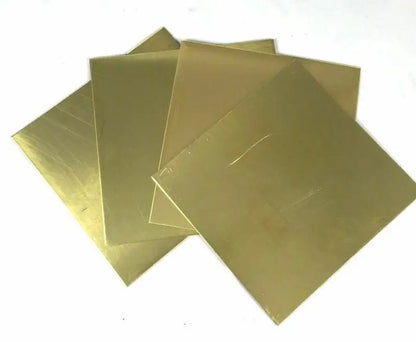 Brass Sheet Plate – 0.1-8mm Thickness for CNC Cutting, Frame Models & DIY Construction Projects