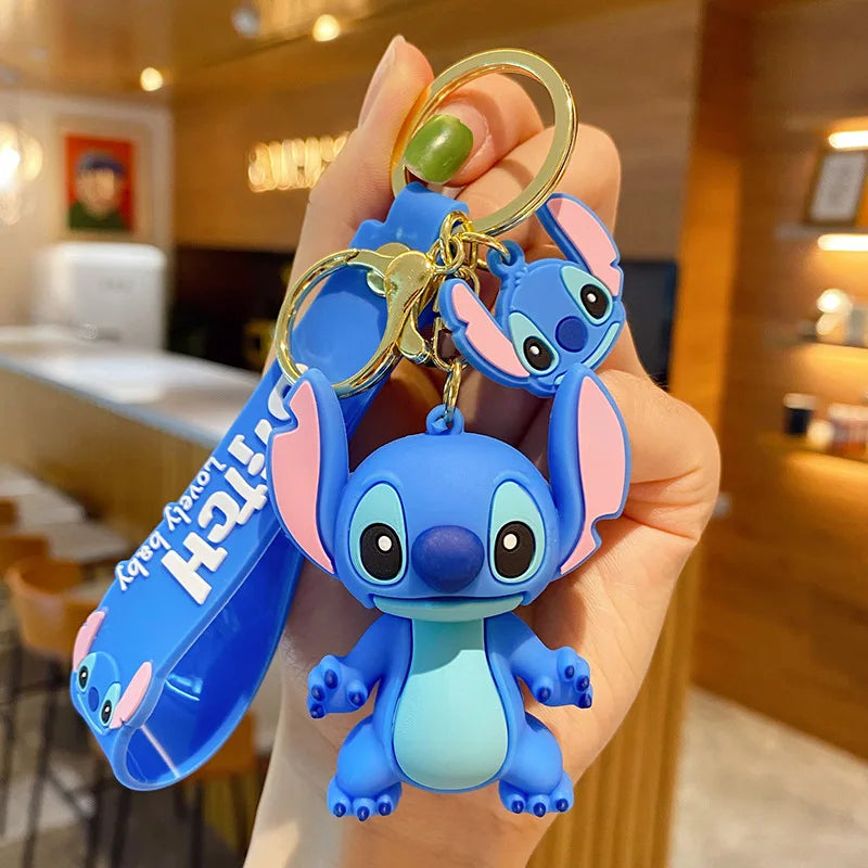 Anime Disney Cartoon Keychain – Gummed Girl, Mermaid & Princess Keyring, Cute Snow White & Alice Toy Gift