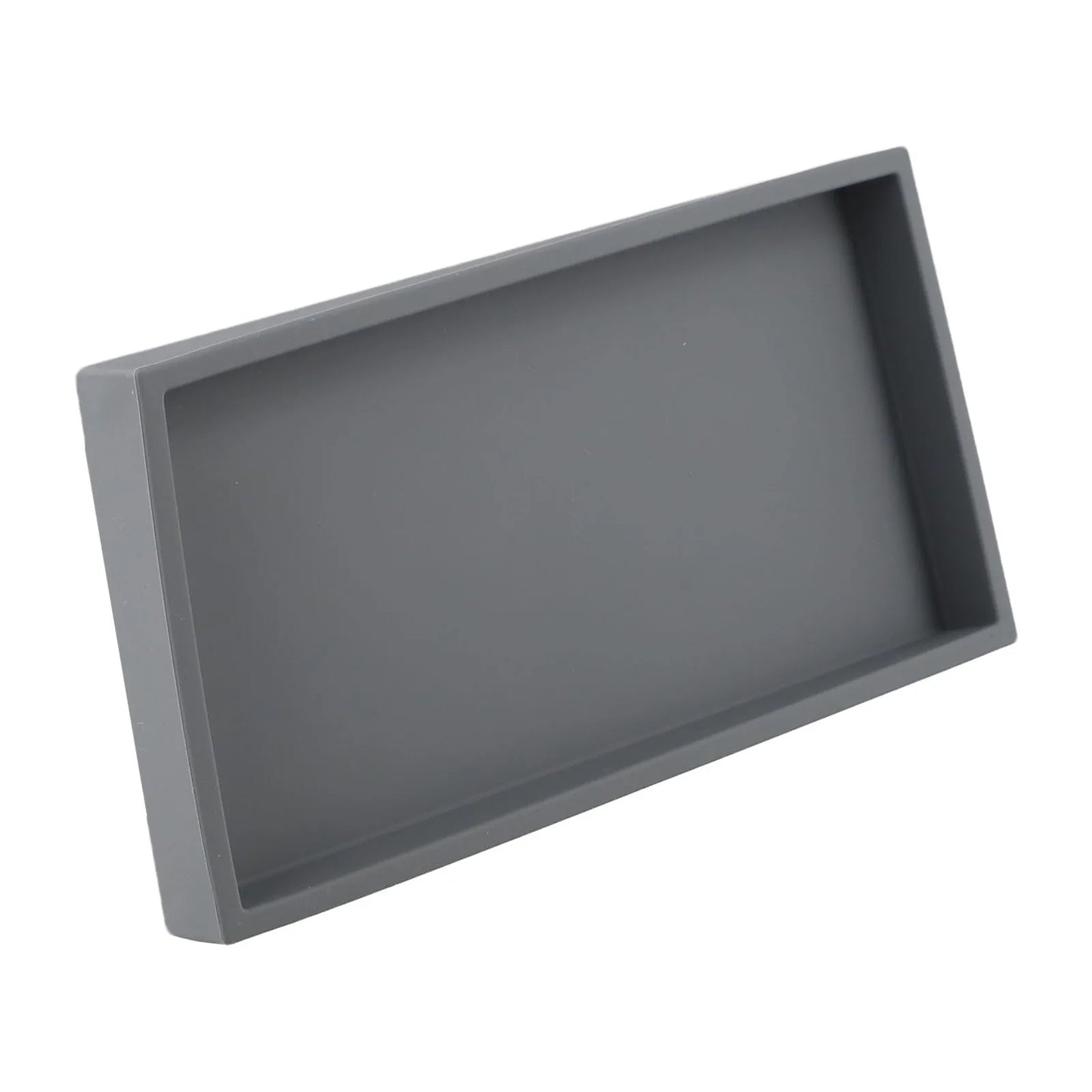 Silicone Bathroom Counter Tray – Vanity Organizer for Soap, Dispensers & Dressing Table Storage