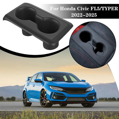 Honda Civic Type R FL5 Center Console Cup Holder Silicone Non-Slip & Leak-Proof Cup Mat Interior Car Accessories