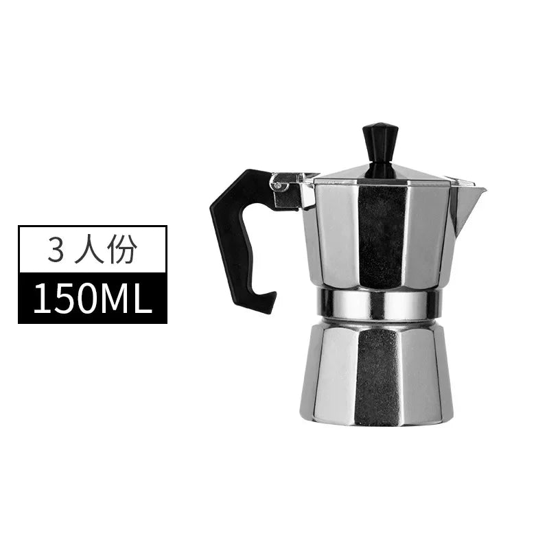 Mocha Coffee Pot - Aluminum Octagonal Stovetop Coffee & Tea Maker