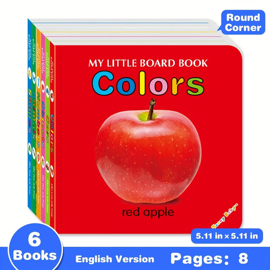 Colorful Patterned Card Book - Interactive Sensory Learning & Early Reading Education Gift