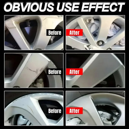 Chrome Oxidation Remover - All-Vehicle Metal Polish & Shine Restorer with Cleaning Sponge