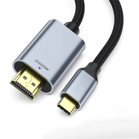 Vothoon USB-C to HDMI Cable Adapter – 4K 60Hz Type-C to HDMI, Thunderbolt 3 Compatible for MacBook Pro/Air, iPad Pro
