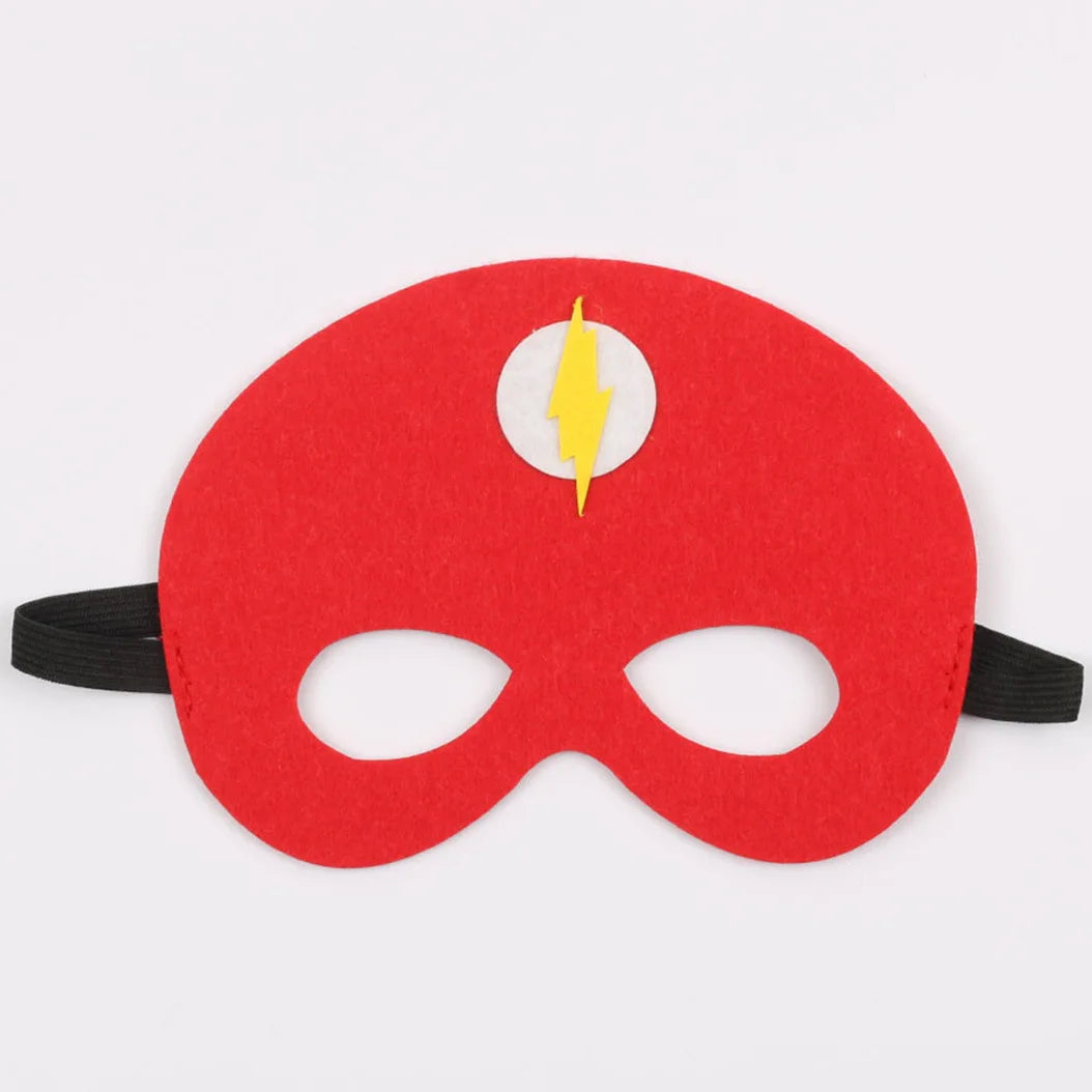 Halloween Superhero Masks — Christmas & Birthday Party Dress-Up Cosplay Mask for Kids, Children’s Favor & Mystery Gift