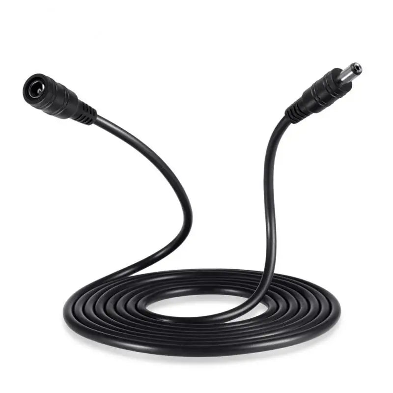 DC 12V Power Extension Cable 5.5×2.1mm – 1M to 5M Male to Female Cord for CCTV, LED Strips & Home Appliances