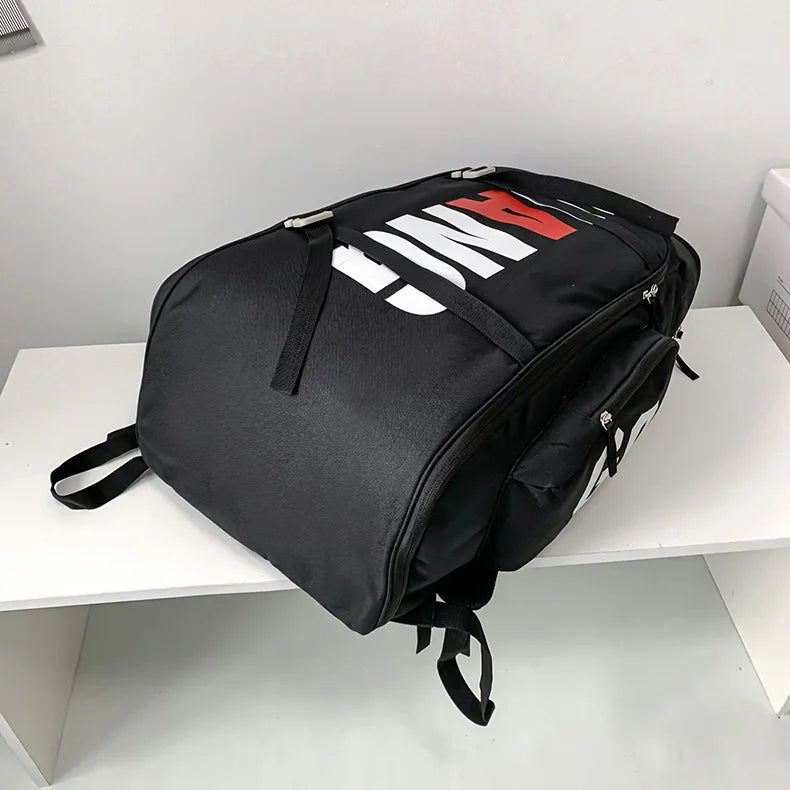 Sport Gym Bag for Men – Large Waterproof Fitness & Travel Backpack, Shoulder/Crossbody Skate Pack with Dry/Wet Compartments