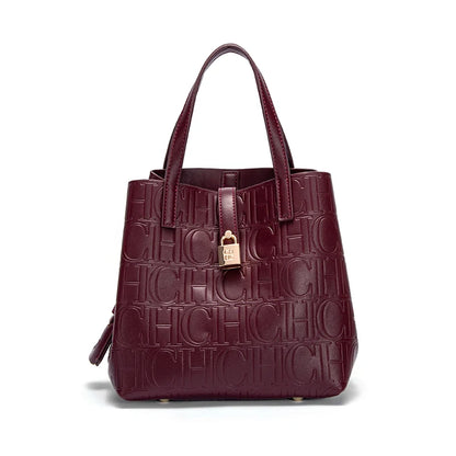 2024 Classic Retro Women's Handbag - Fashion Letter Printed with Metal Accessories, Large Capacity and Solid Color