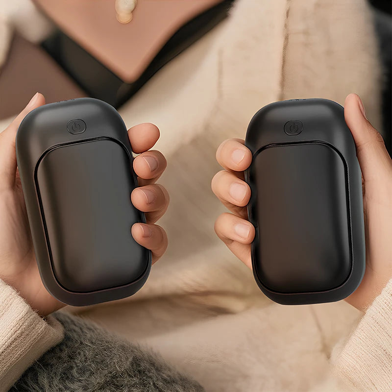 2-in-1 Portable Hand Warmers - Dual Magnetic Heating Set with 3 Adjustable Heat Settings for Winter Use