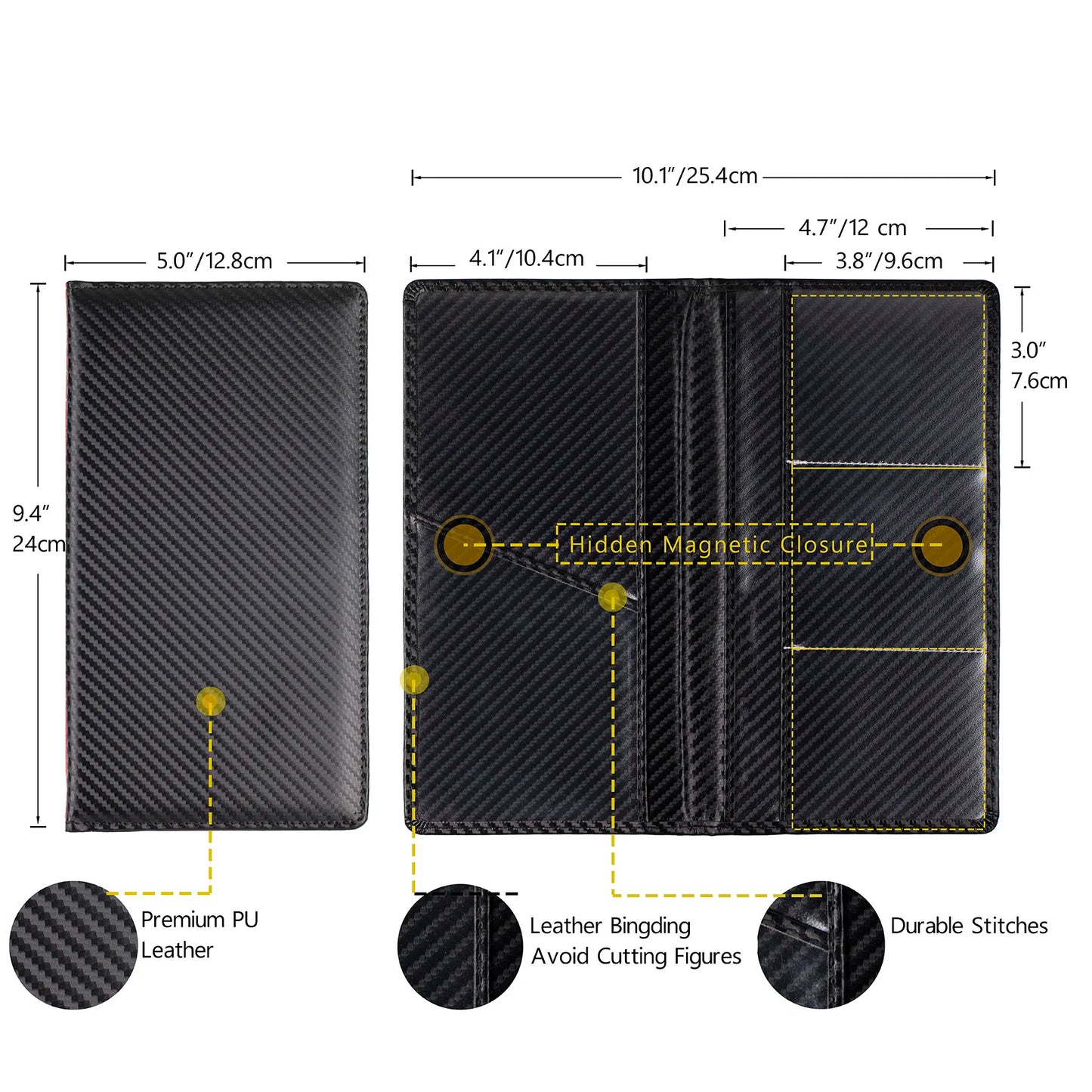 Car Registration & Insurance Holder – Vehicle Glove Box Organizer for Auto & Truck