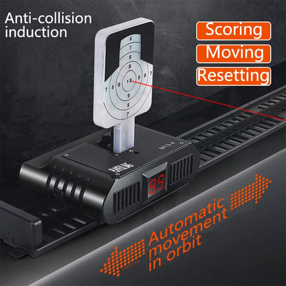 2024 Upgraded Full-Automatic Voice Music Toy Gun with Laser Target & Auto Scorer – Multi-Function Shooting Game