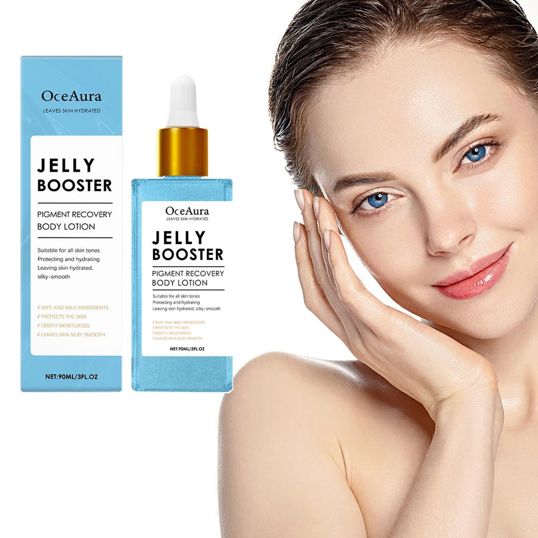90ml Niacinamide Face Serum - Brightening & Deep Hydration with Hyaluronic Acid and Vitamin E