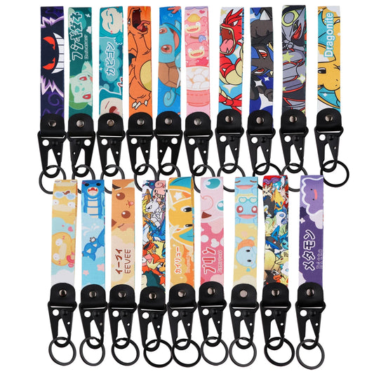 Anime Dinosaur Keychain Lanyard – Cute Car Keyring Toy Bag Pendant & Key Holder Gift