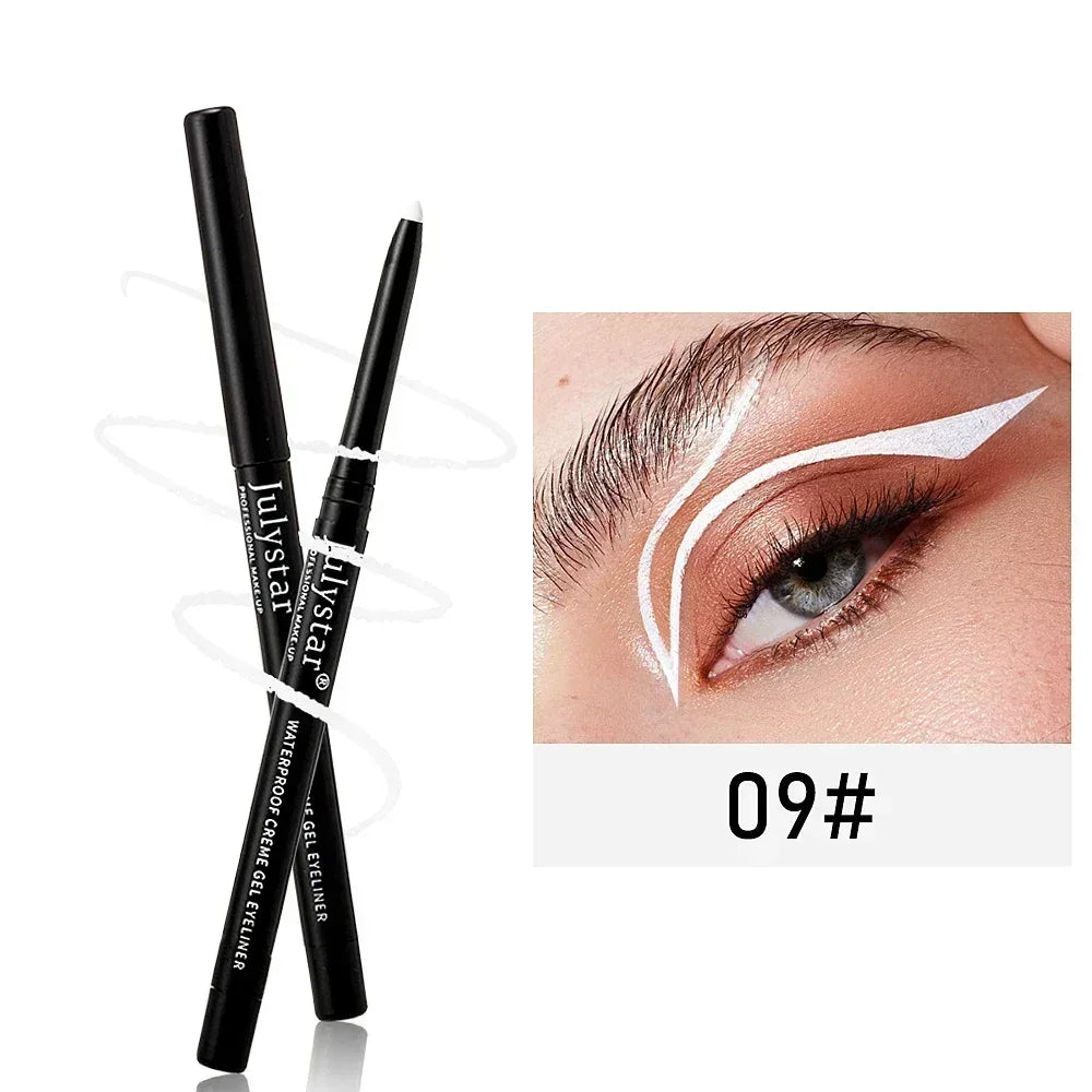 3PCS Waterproof & Smudge-Proof Black Eyeliner Pencils – Long-Lasting, Bold Eye Makeup with Smooth Glide Formula