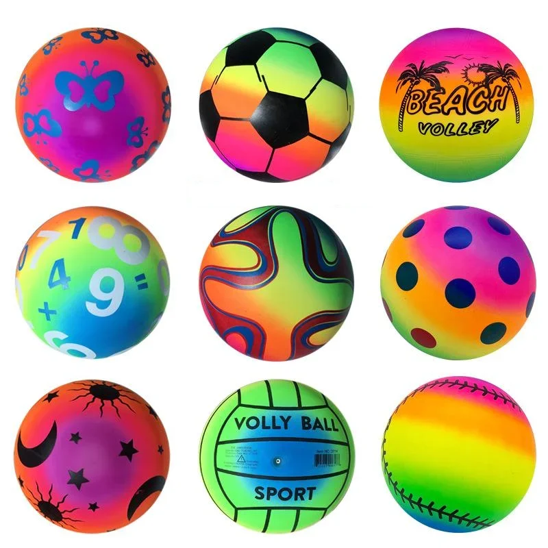 3pcs Rainbow Ball Toys – Eco-Friendly Soft Leather Balls for Kids, Indoor & Outdoor Play, Party Gifts