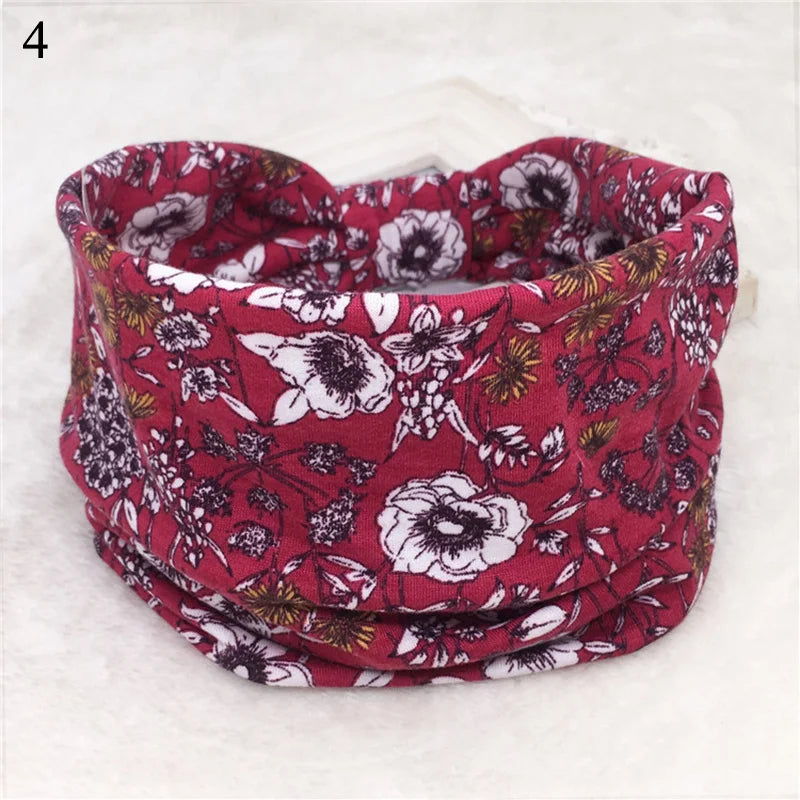 Bohemian Wide Cotton Stretch Headband for Women – Turban Headwrap, Bandage Hairband, Bandana Hair Accessories