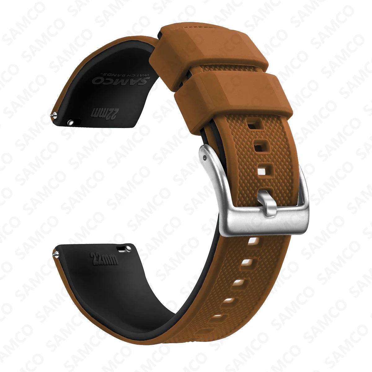 Premium Silicone Watch Band - Quick Release Rubber Replacement Strap for 18mm 20mm 22mm Watches