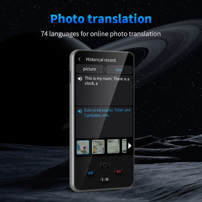 S85 Pro Language Translator Device – 4” Screen, 138 Languages, Offline Voice & Video Translation, 8GB Storage, 2000mAh Battery