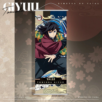 Akaza Wall Scroll - Demon Slayer Anime Poster for Bedroom Decor, Holiday Gift and Fan Collection