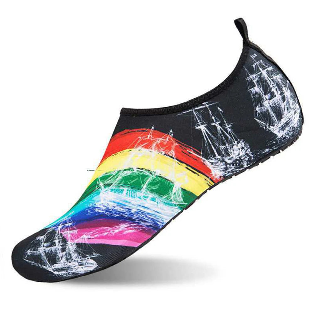 Women’s & Men’s Diving Shoes – Aqua Water Sport Socks, Barefoot Sneakers for Swimming, Surfing, Snorkeling, Fitness & Dance