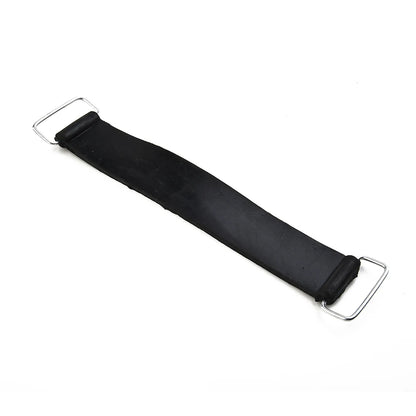 2pcs Motorcycle Rubber Battery Strap Holders — 18-23cm Belt for Honda, Scooters, Tricycles & All Motorcycles