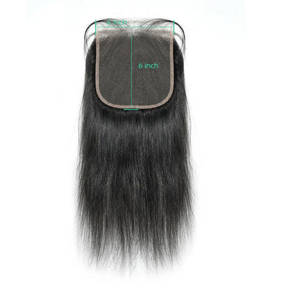24 26 Inch Straight Lace Frontal Human Hair - 13x6 Preplucked Transparent HD Lace Brazilian Hair Closure For Women
