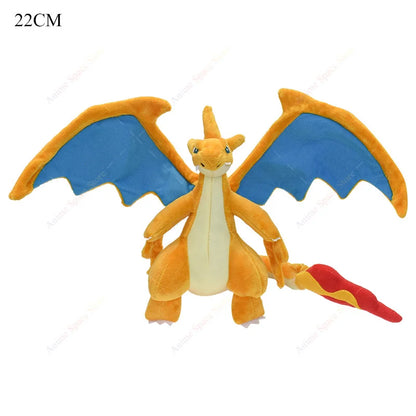 Anime Shiny Pokémon Plush Toys — Charizard, Mega Evolution X, Articuno & Lucario Stuffed Dolls Christmas Gift for Kids